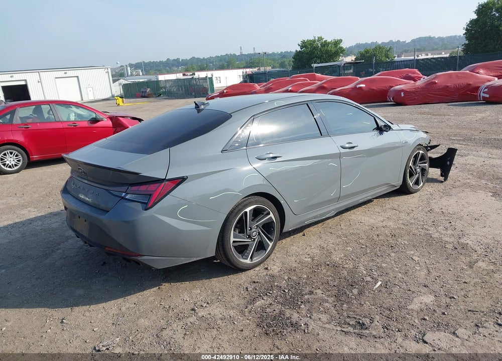2021 HYUNDAI ELANTRA VIN: KMHLR4AFXMU130407
