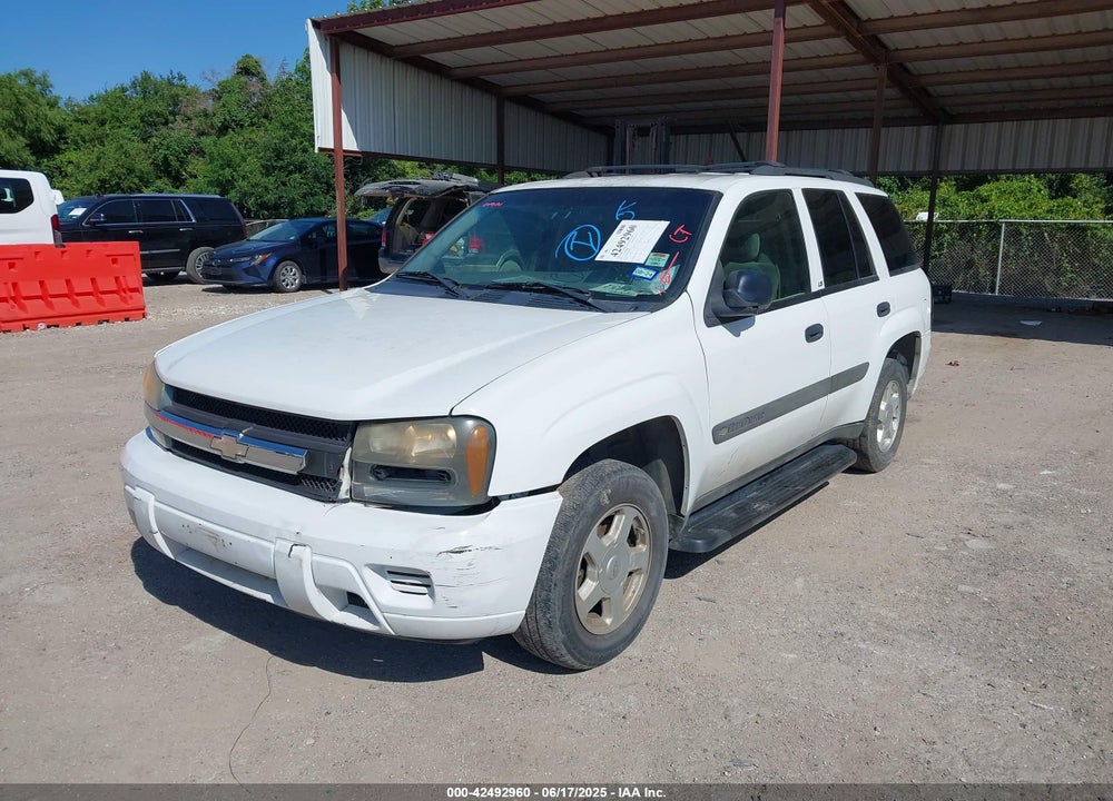 2003 CHEVROLET TRAILBLAZER LS VIN: 1GNDS13S432344431