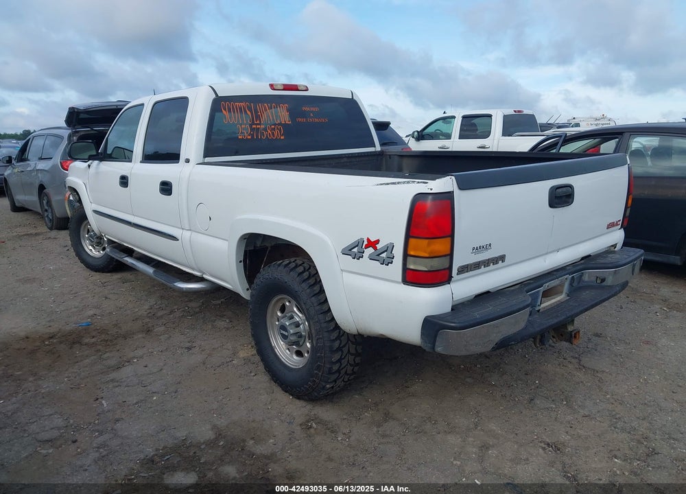 2005 GMC SIERRA 1500HD SLT VIN: 1GTGK13U55F952879