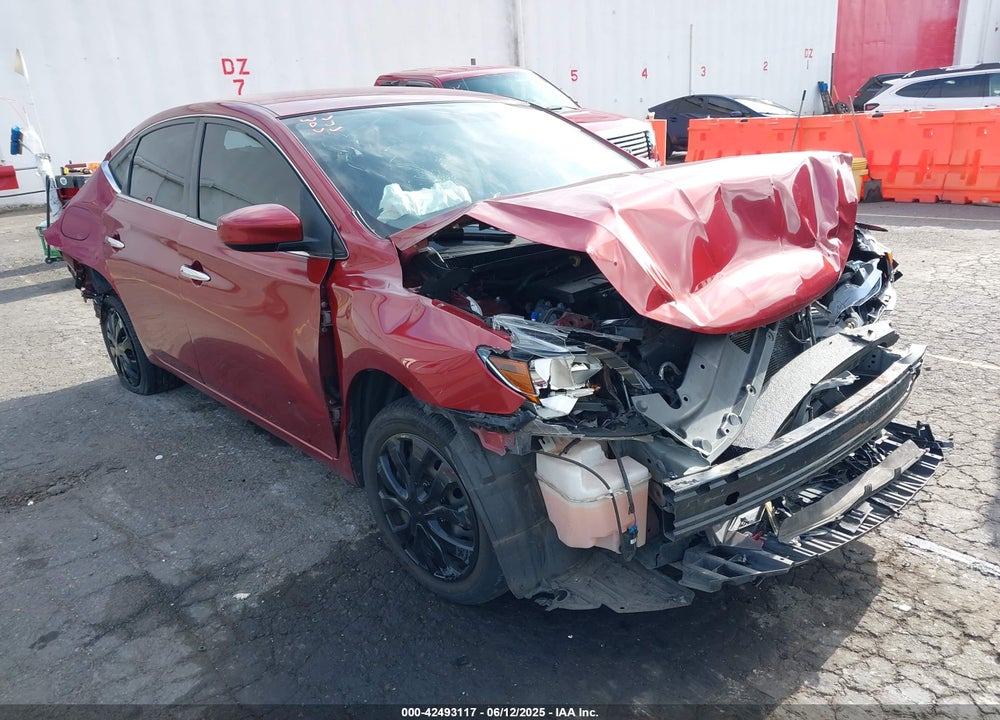 2017 NISSAN SENTRA SV VIN: 3N1AB7AP1HY349692