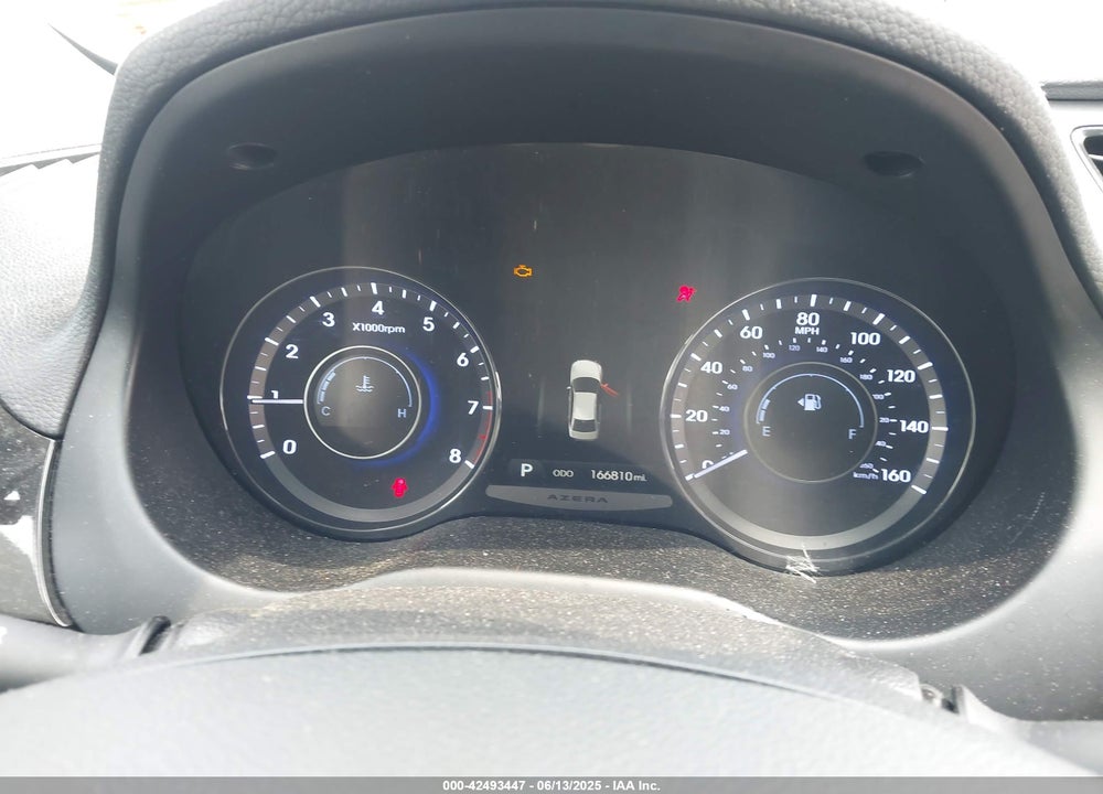 2014 HYUNDAI AZERA VIN: KMHFH4JG0EA396451