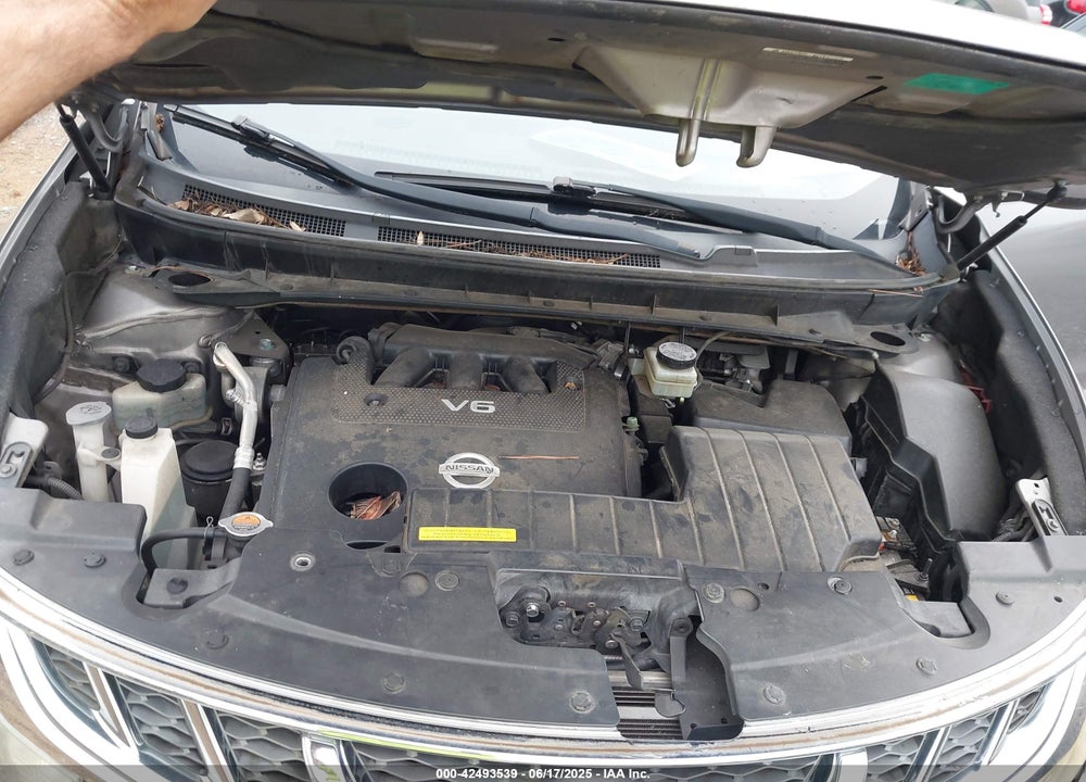 2012 NISSAN MURANO VIN: JN8AZ1MU8CW119854