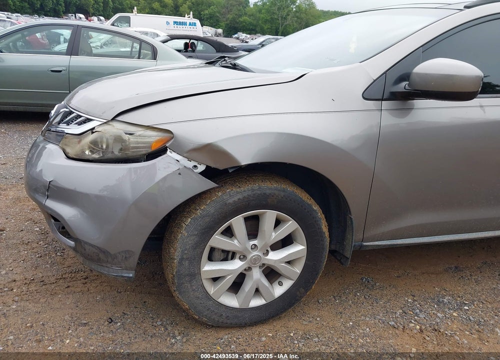 2012 NISSAN MURANO VIN: JN8AZ1MU8CW119854