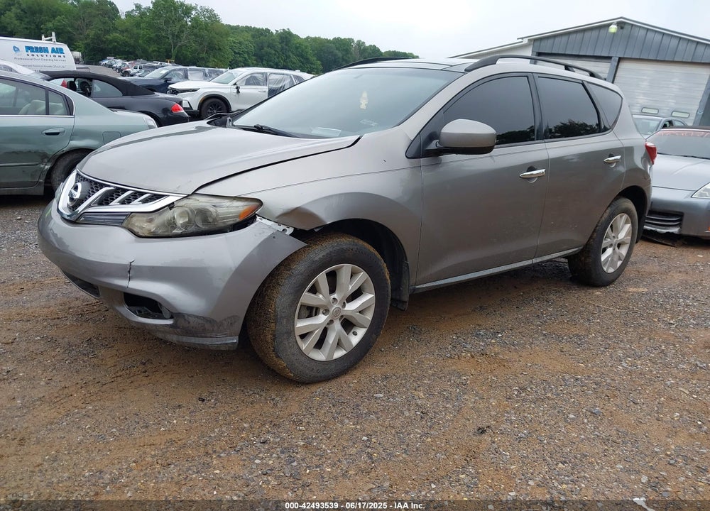 2012 NISSAN MURANO VIN: JN8AZ1MU8CW119854
