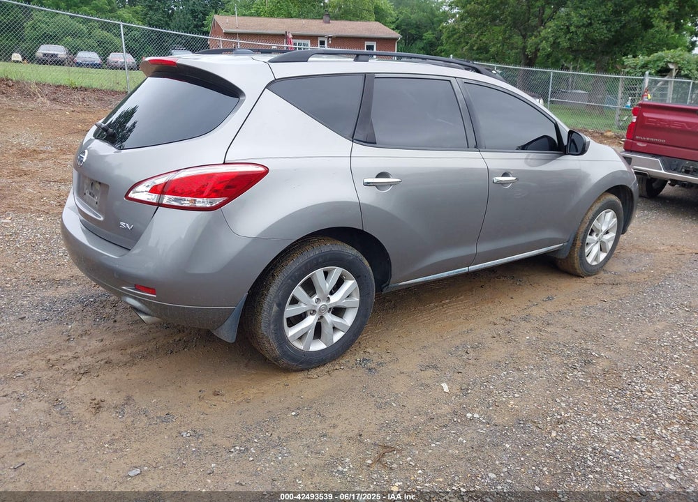 2012 NISSAN MURANO VIN: JN8AZ1MU8CW119854