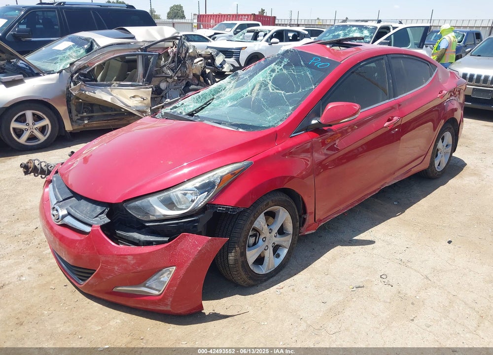 2016 HYUNDAI ELANTRA VIN: KMHDH4AE2GU548463