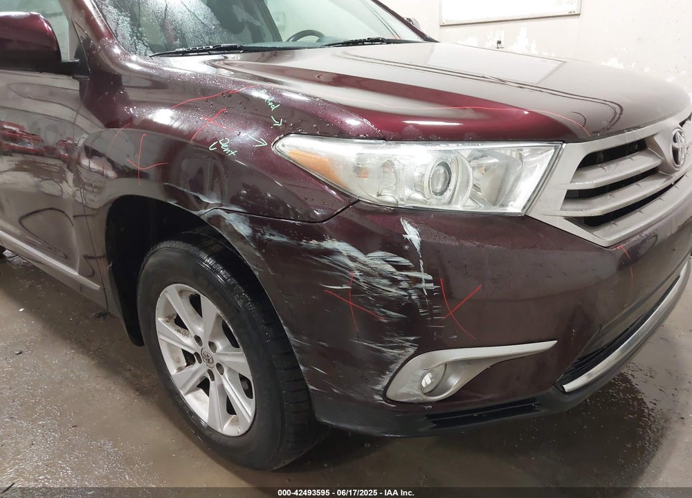 2013 TOYOTA HIGHLANDER SE V6 VIN: 5TDBK3EH7DS252754