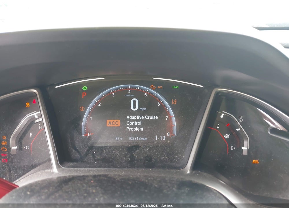 2020 HONDA CIVIC VIN: 2HGFC2F85LH591776