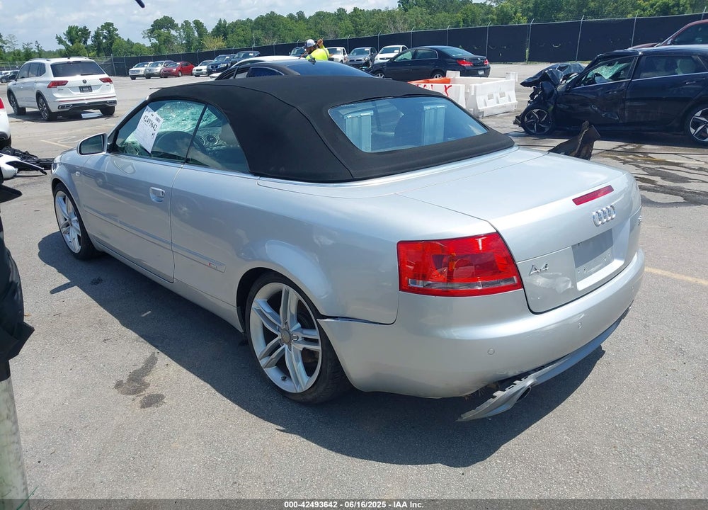 2007 AUDI A4 3.2 VIN: WAUEH48H17K020785