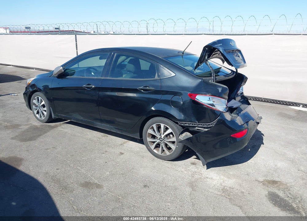 2017 HYUNDAI ACCENT VIN: KMHCT4AE8HU377424