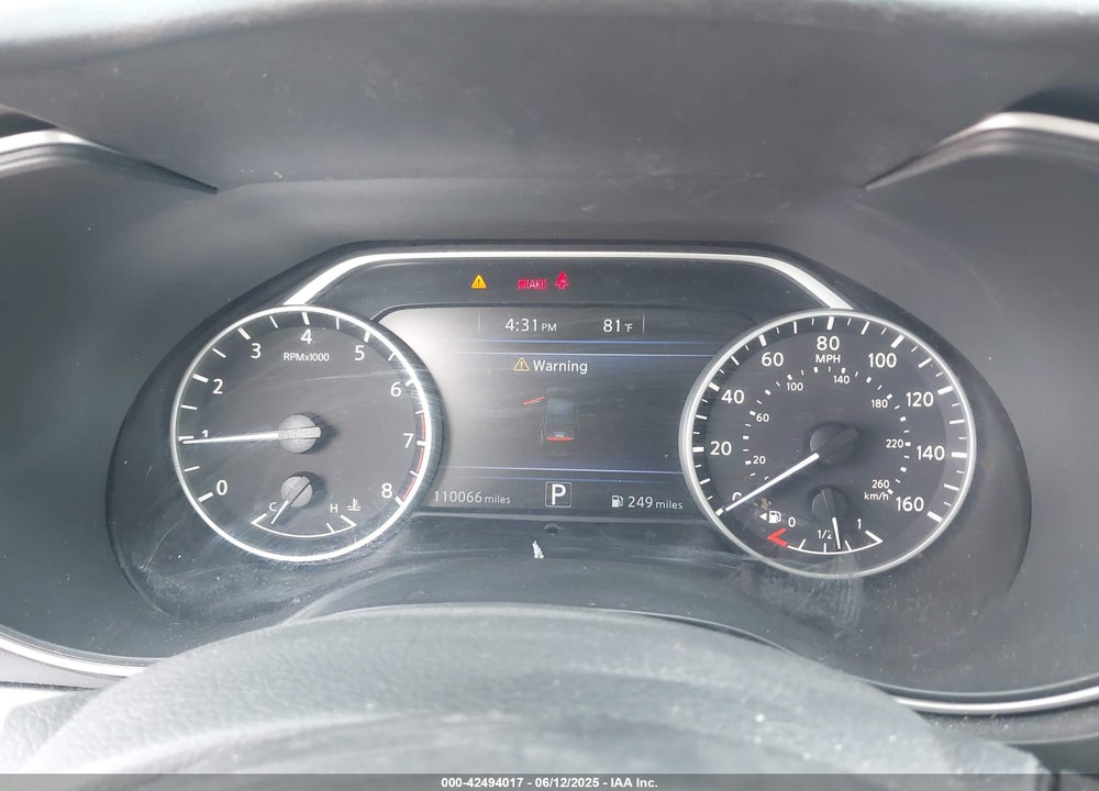 2016 NISSAN MAXIMA VIN: 1N4AA6AP3GC434069
