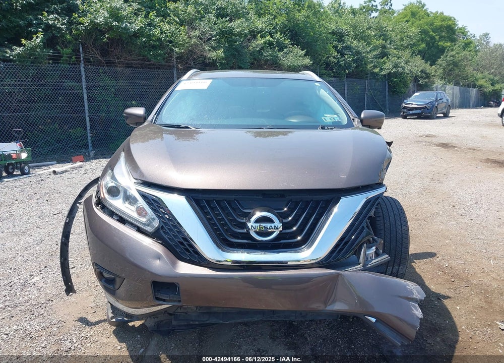 2016 NISSAN MURANO VIN: 5N1AZ2MH8GN108848