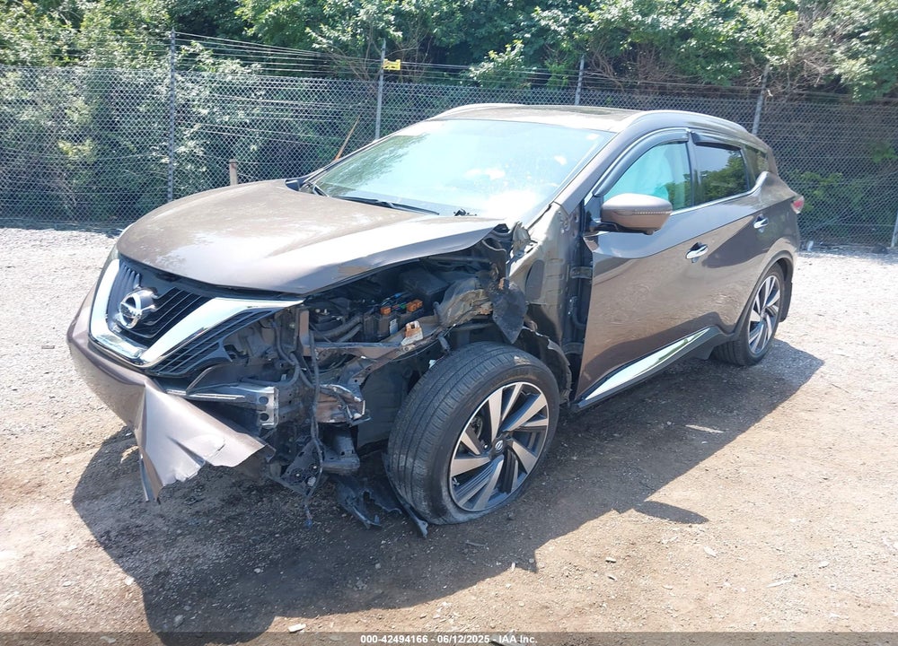 2016 NISSAN MURANO VIN: 5N1AZ2MH8GN108848