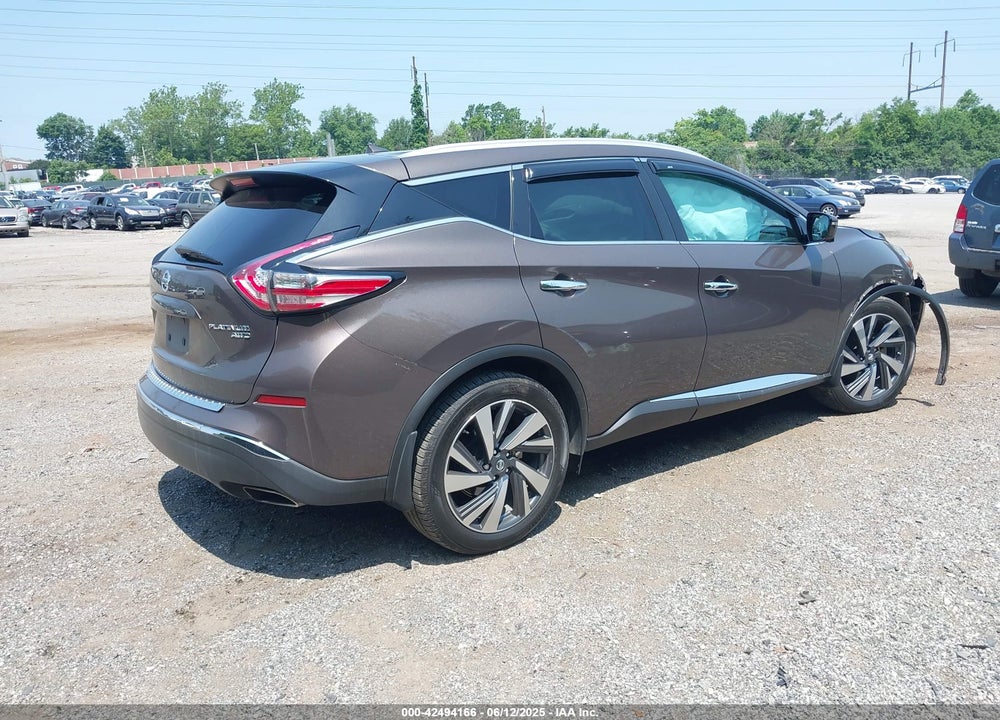 2016 NISSAN MURANO VIN: 5N1AZ2MH8GN108848
