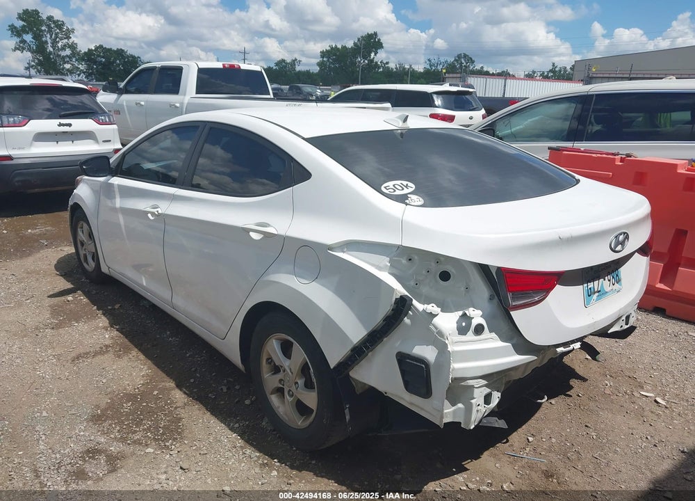 2014 HYUNDAI ELANTRA VIN: 5NPDH4AE7EH456776