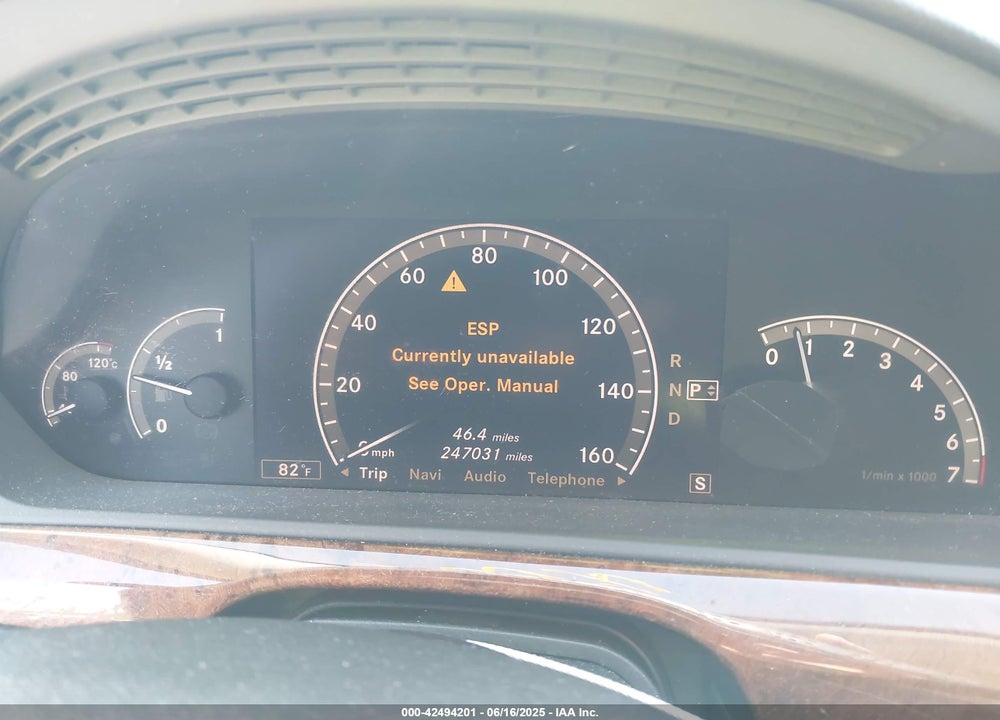 2007 MERCEDES-BENZ S 550 VIN: WDDNG71X87A038317