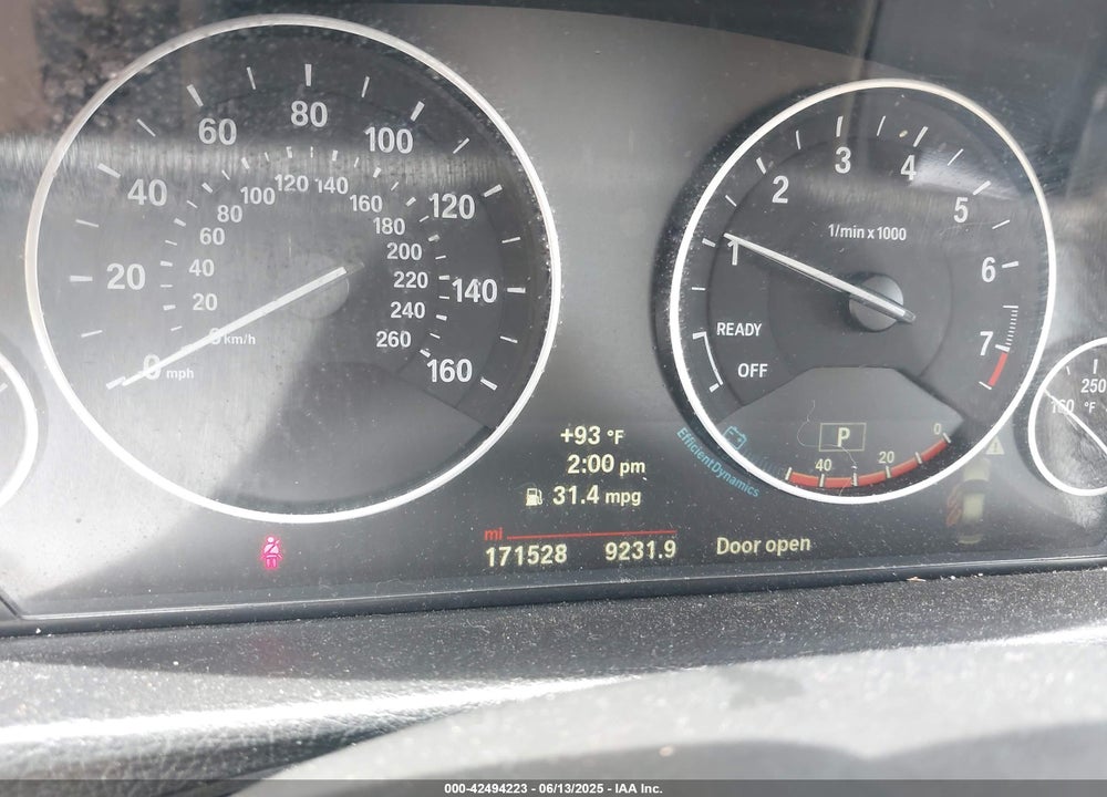 2014 BMW 3 SERIES VIN: WBA3B5G51ENS11317