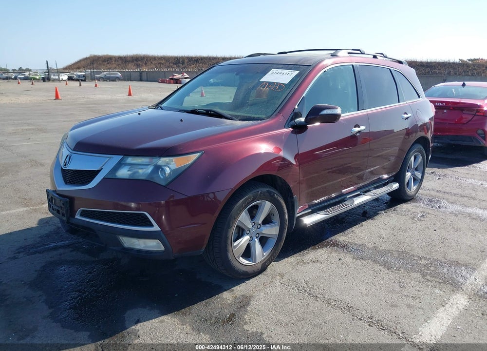 2012 ACURA MDX VIN: 2HNYD2H37CH539310