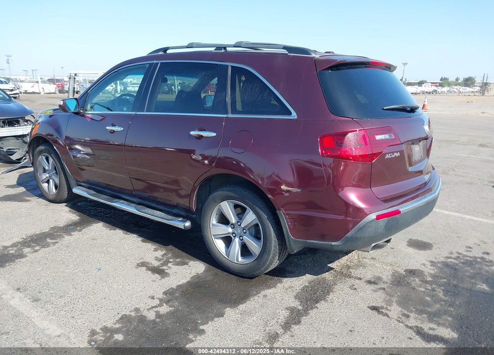 2012 ACURA MDX VIN: 2HNYD2H37CH539310