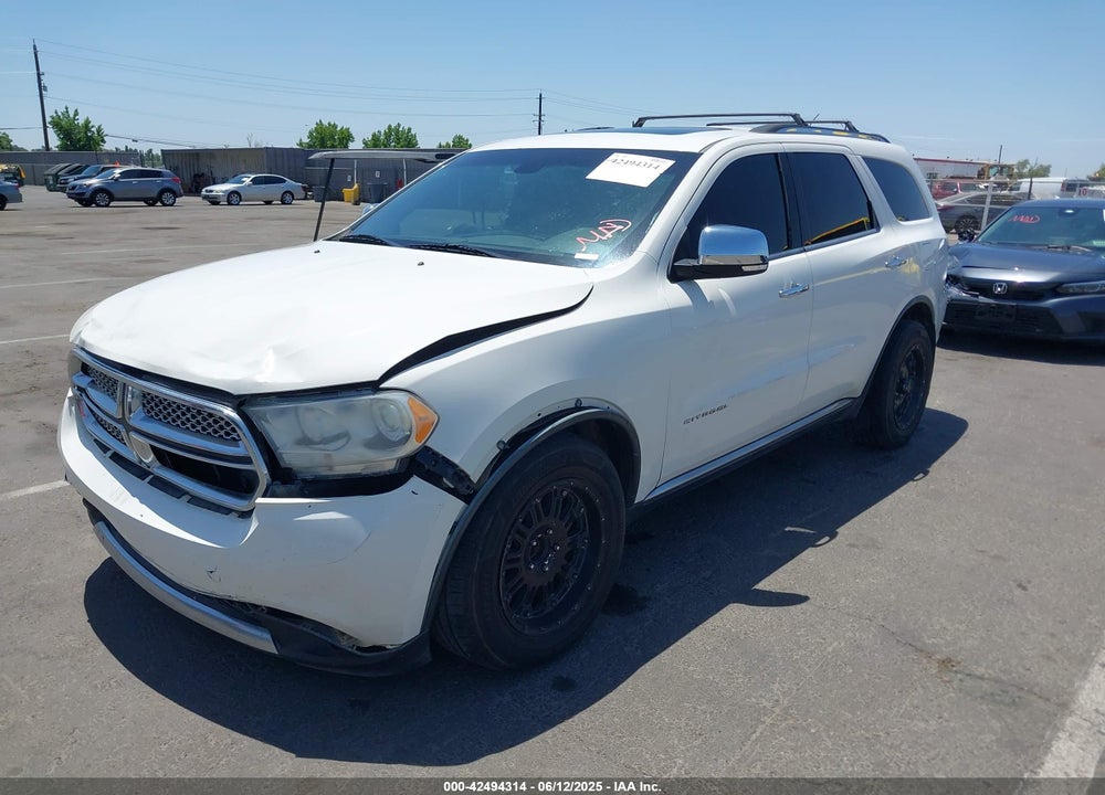 2012 DODGE DURANGO VIN: 1C4SDJET6CC197927