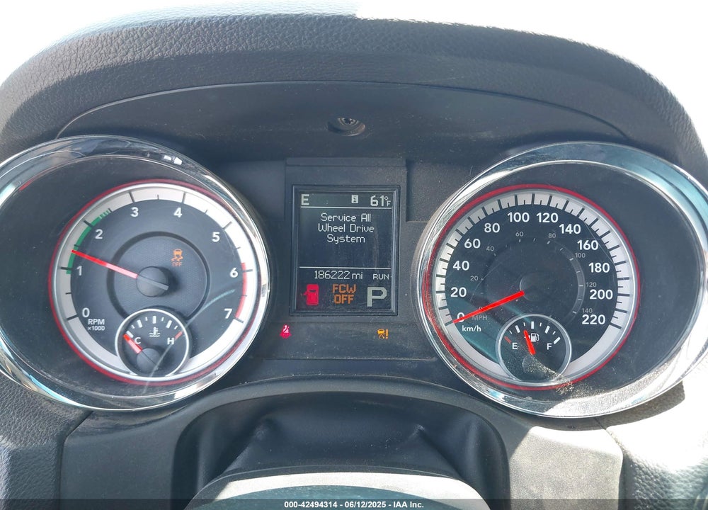 2012 DODGE DURANGO VIN: 1C4SDJET6CC197927
