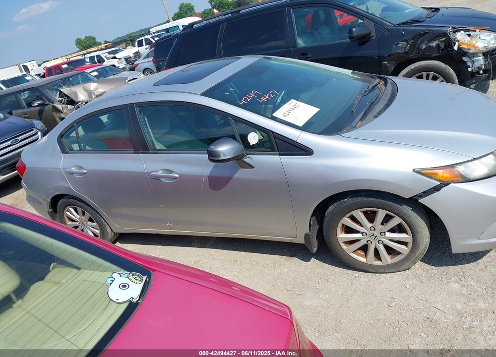 2012 HONDA CIVIC EX VIN: 19XFB2F80CE351905