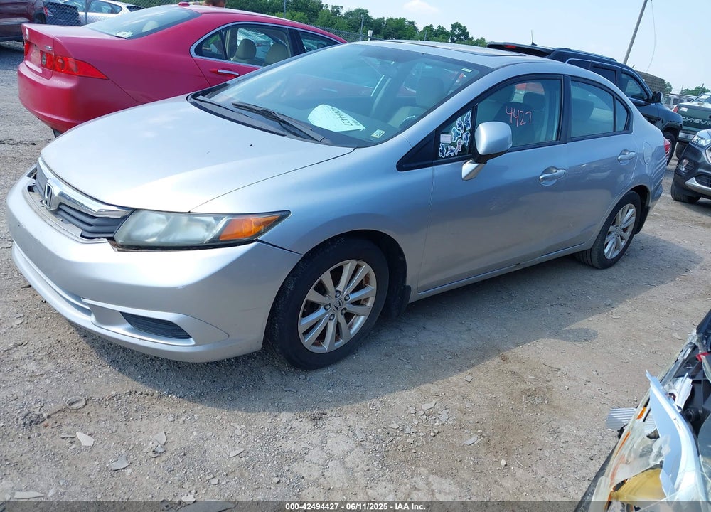 2012 HONDA CIVIC EX VIN: 19XFB2F80CE351905