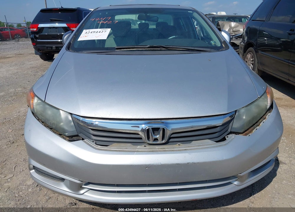 2012 HONDA CIVIC EX VIN: 19XFB2F80CE351905