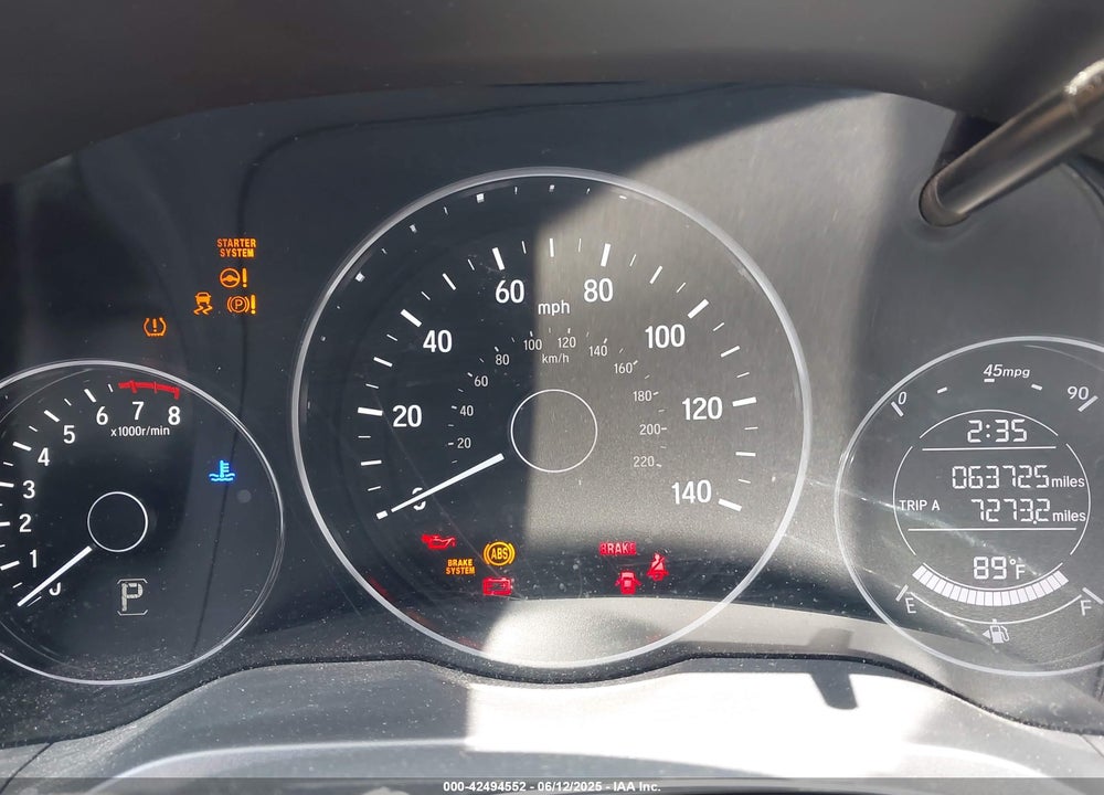 2018 HONDA HR-V VIN: 3CZRU6H55JM719591