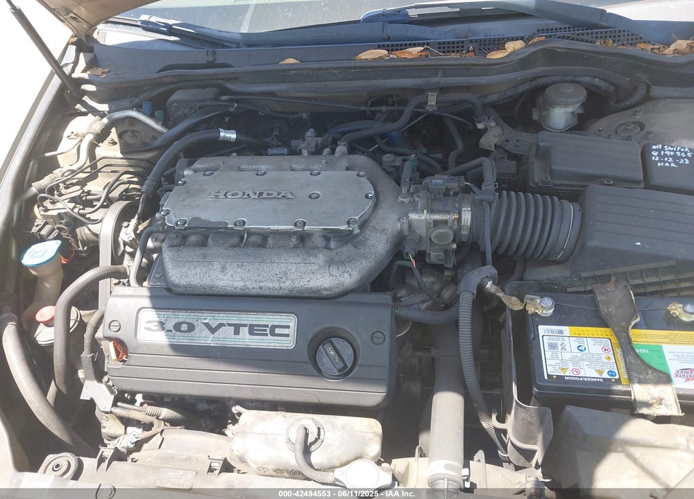 2003 HONDA ACCORD 3.0 EX VIN: 1HGCM66533A038703