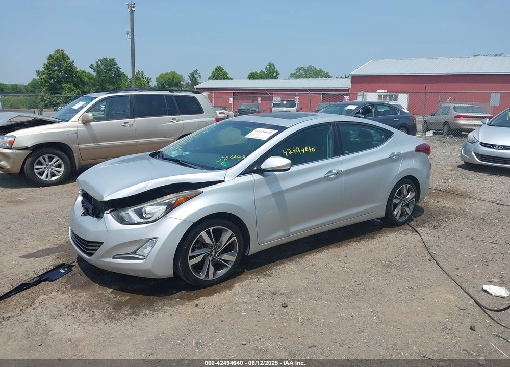 2015 HYUNDAI ELANTRA LIMITED VIN: 5NPDH4AE2FH581248