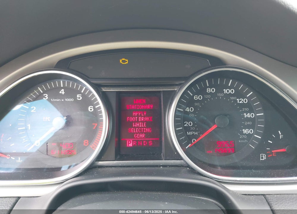 2008 AUDI Q7 4.2 PREMIUM VIN: WA1BV64L78D037207