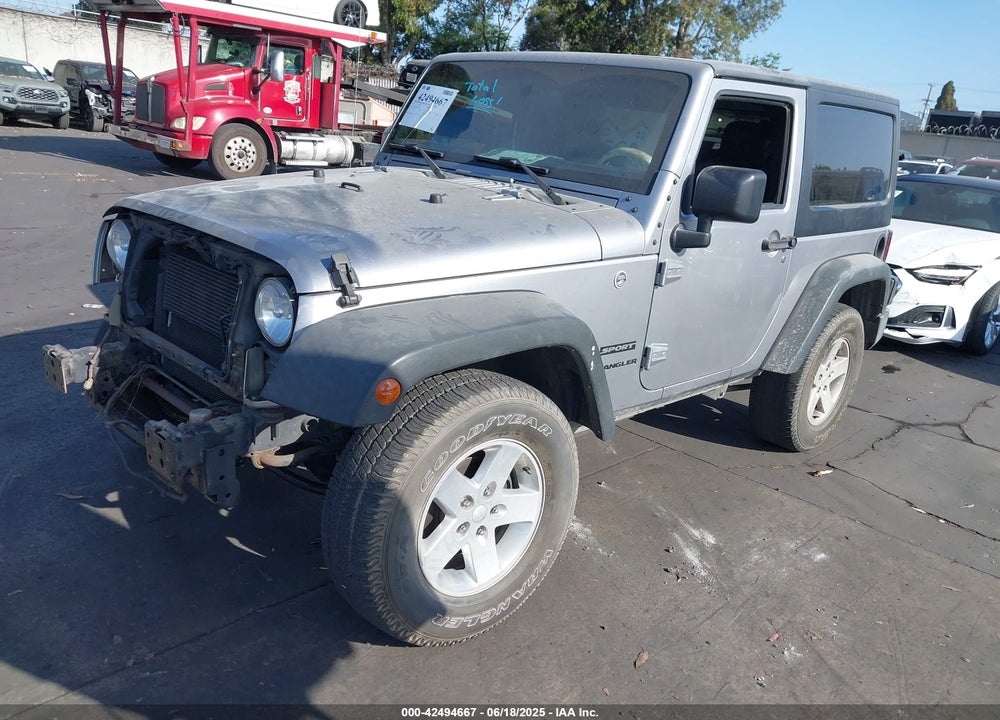 2017 JEEP WRANGLER SPORT 4X4 VIN: 1C4GJWAG0HL621498