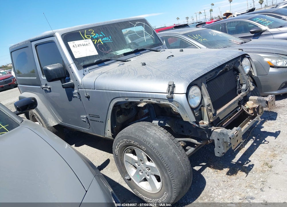 2017 JEEP WRANGLER SPORT 4X4 VIN: 1C4GJWAG0HL621498