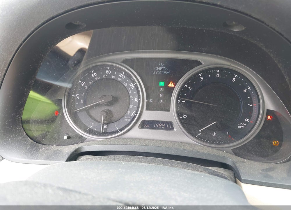 2007 LEXUS IS 350 VIN: JTHBE262272010458