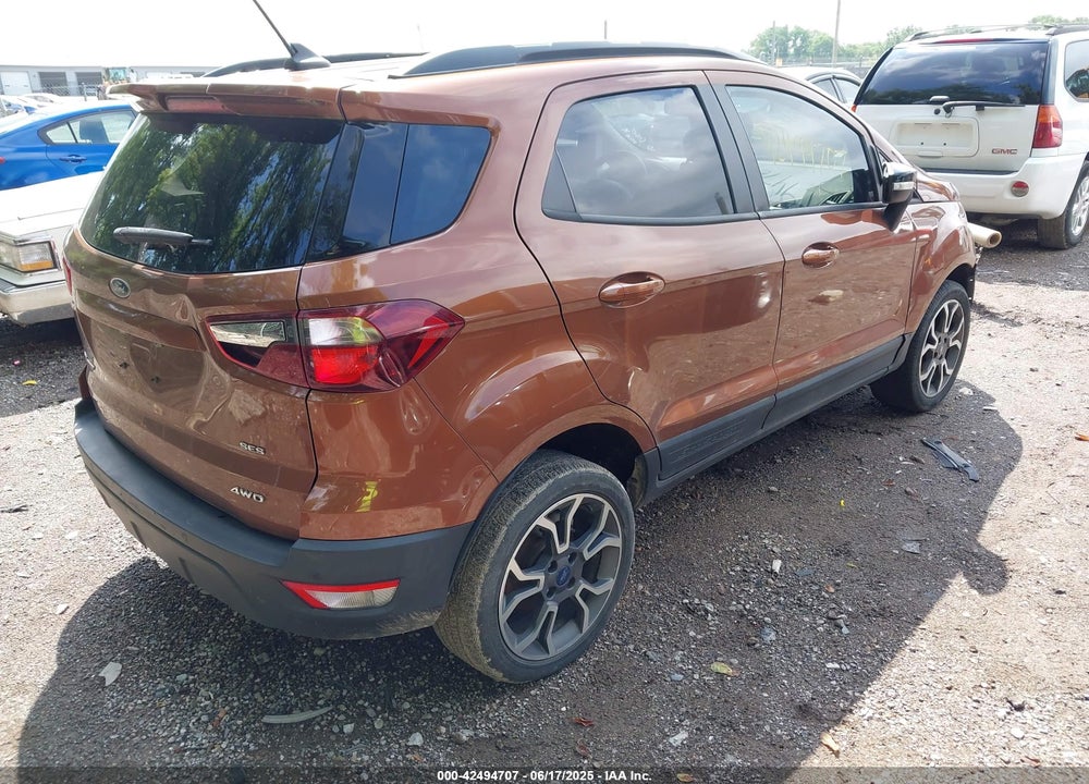 2019 FORD ECOSPORT SES VIN: MAJ6S3JL6KC251949