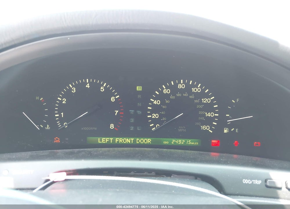 1998 LEXUS LS 400 VIN: JT8BH28F5W0120888