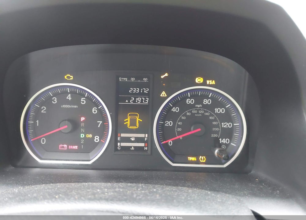 2008 HONDA CR-V LX VIN: 5J6RE48348L039547