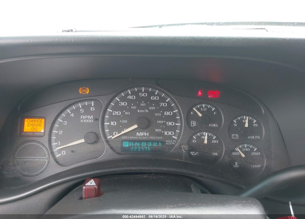 2002 CHEVROLET AVALANCHE VIN: 3GNEK13T02G104361