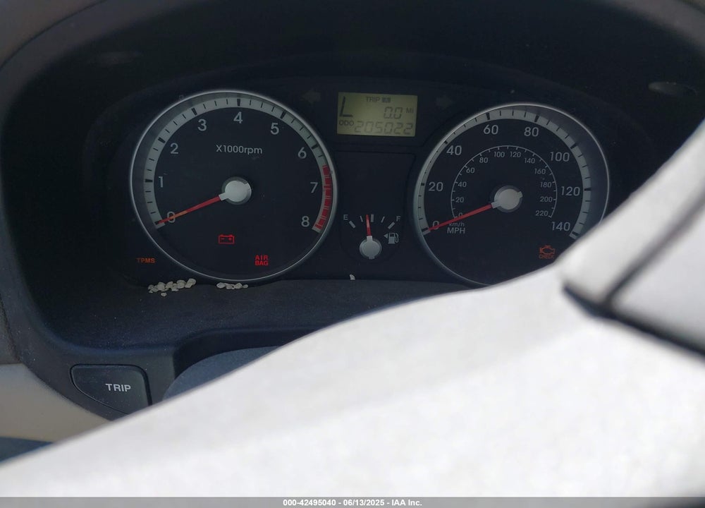 2009 HYUNDAI ACCENT VIN: KMHCM46C99U291254