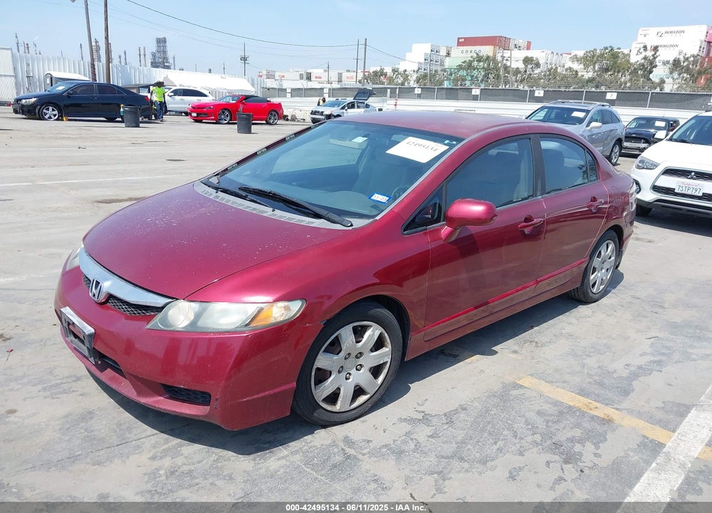 2009 HONDA CIVIC LX VIN: 1HGFA16589L013480