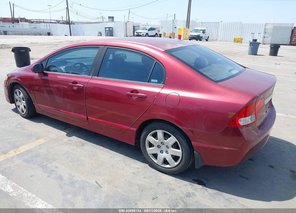 2009 HONDA CIVIC LX VIN: 1HGFA16589L013480