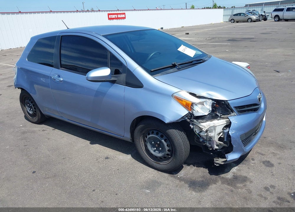 2012 TOYOTA YARIS LE VIN: JTDJTUD34CD507374
