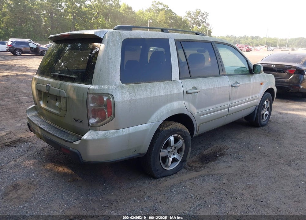 2006 HONDA PILOT EX-L VIN: 5FNYF18766B014763