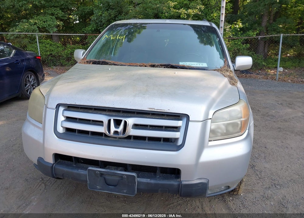 2006 HONDA PILOT EX-L VIN: 5FNYF18766B014763