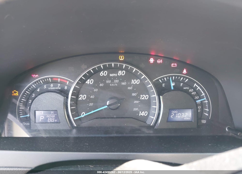 2012 TOYOTA CAMRY VIN: 4T1BF1FK7CU097535