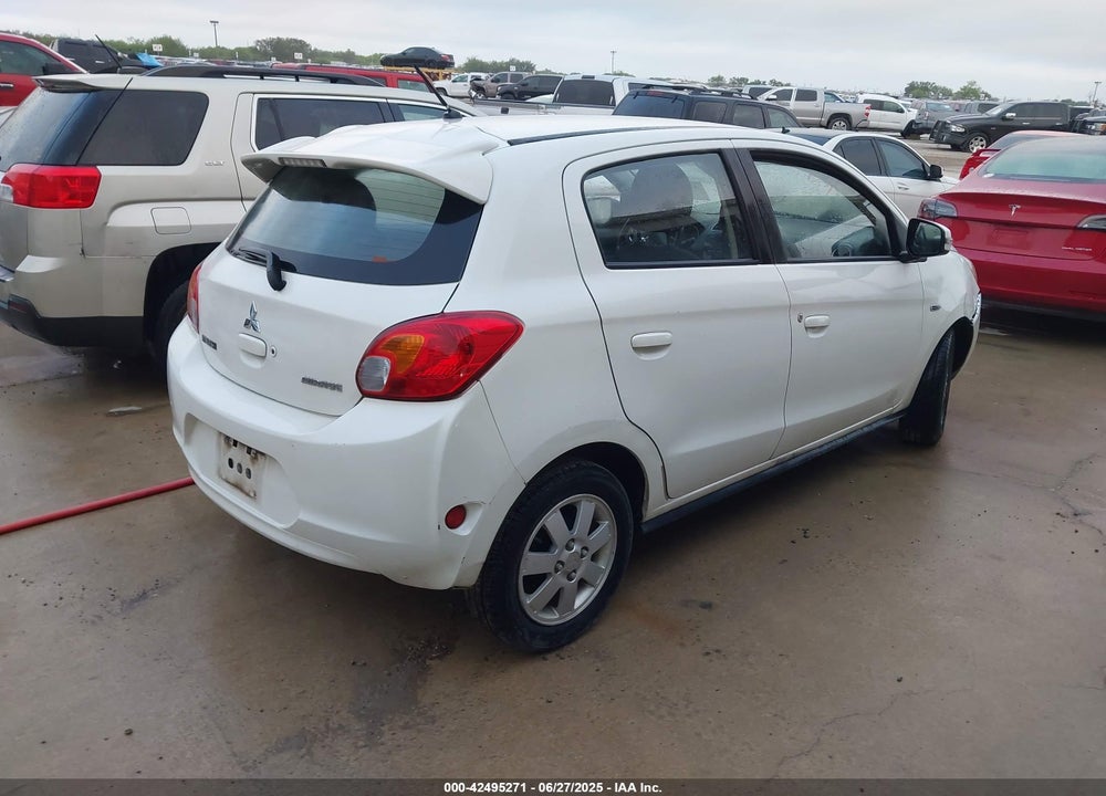 2015 MITSUBISHI MIRAGE ES VIN: ML32A4HJ9FH060897