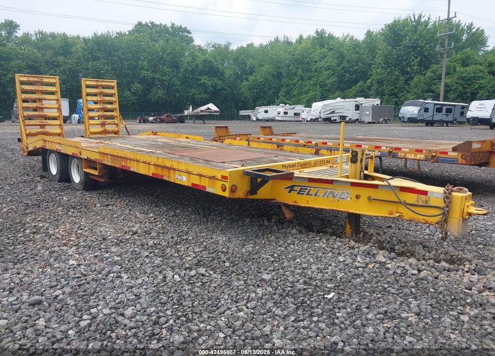 2014 FELLING TRAILERS FT 40-2 LP VIN: 5FTFA3225E1001501
