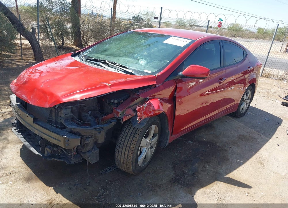 2013 HYUNDAI ELANTRA GLS VIN: KMHDH4AE2DU751302