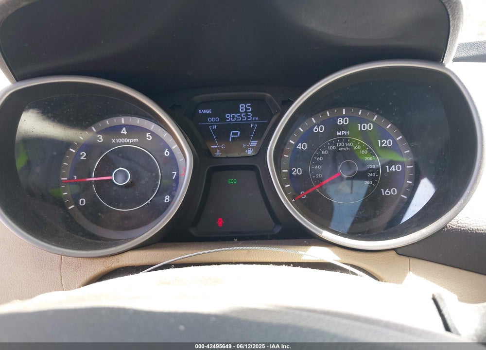 2013 HYUNDAI ELANTRA GLS VIN: KMHDH4AE2DU751302